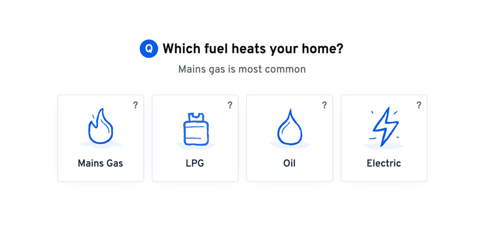 What fuel your boiler uses